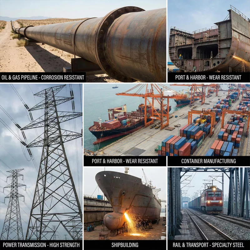 Aplikace ocelových plechů v oblasti energetiky a dopravy